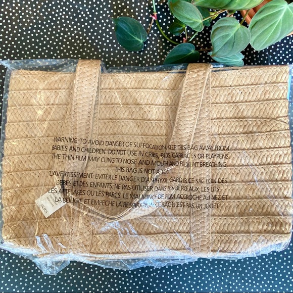 Draper James Straw Bag NWT - Picture 4 of 6